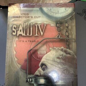 New Sealed Saw IV DVD 2008 Unrated Directors Cut Tobin Bell Lyriq Bent